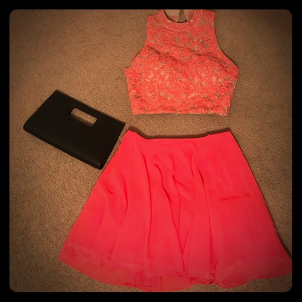 Jodi kristopher 2 piece formal dress